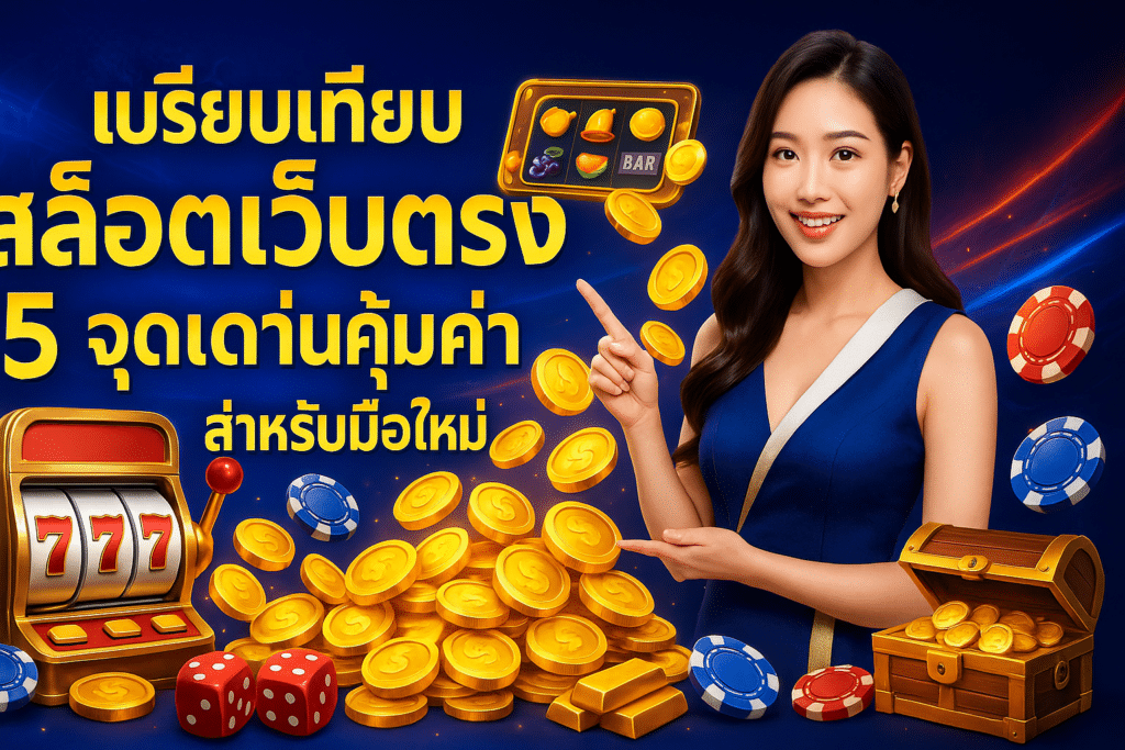 เปรียบเทียบ สล็อตเว็บตรง