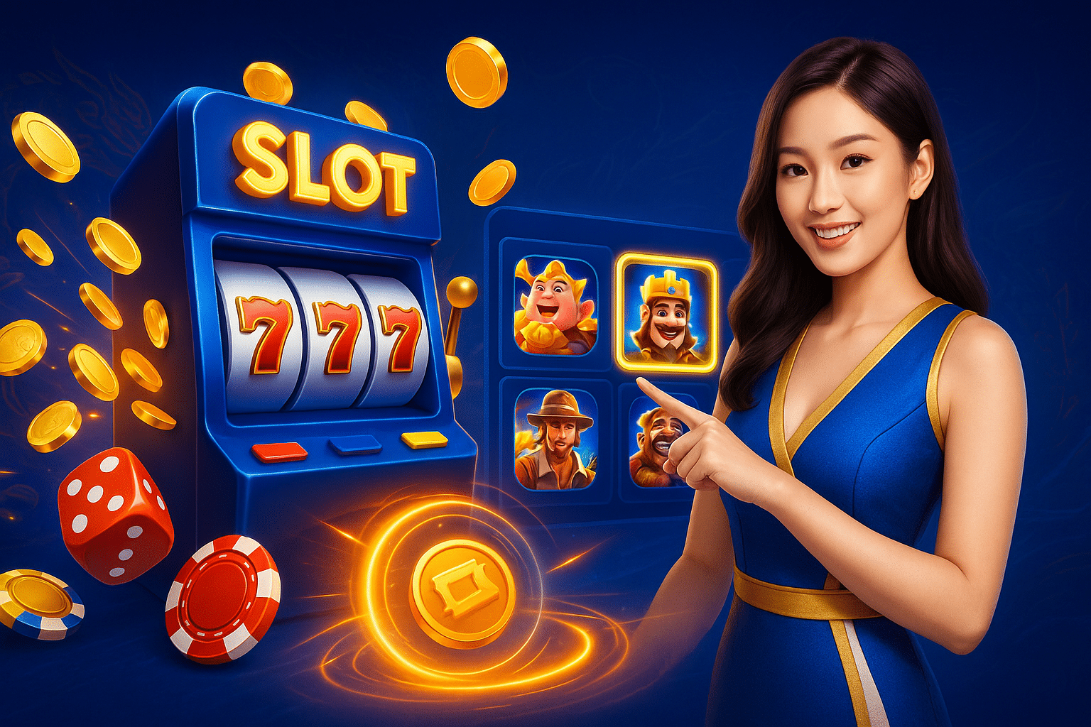 ภาพประกอบเทคนิคแตกง่าย เลือกเกม PG และจังหวะกดซื้อด้วย ซื้อฟรีสปิน PG Slot