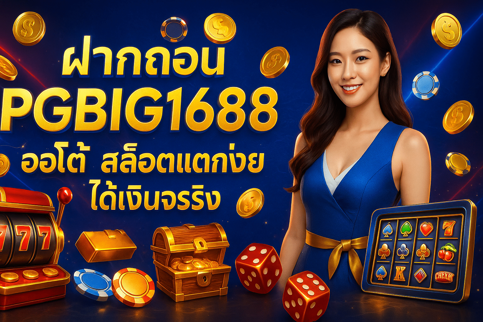 ฝากถอน PGBIG1688 ออโต้